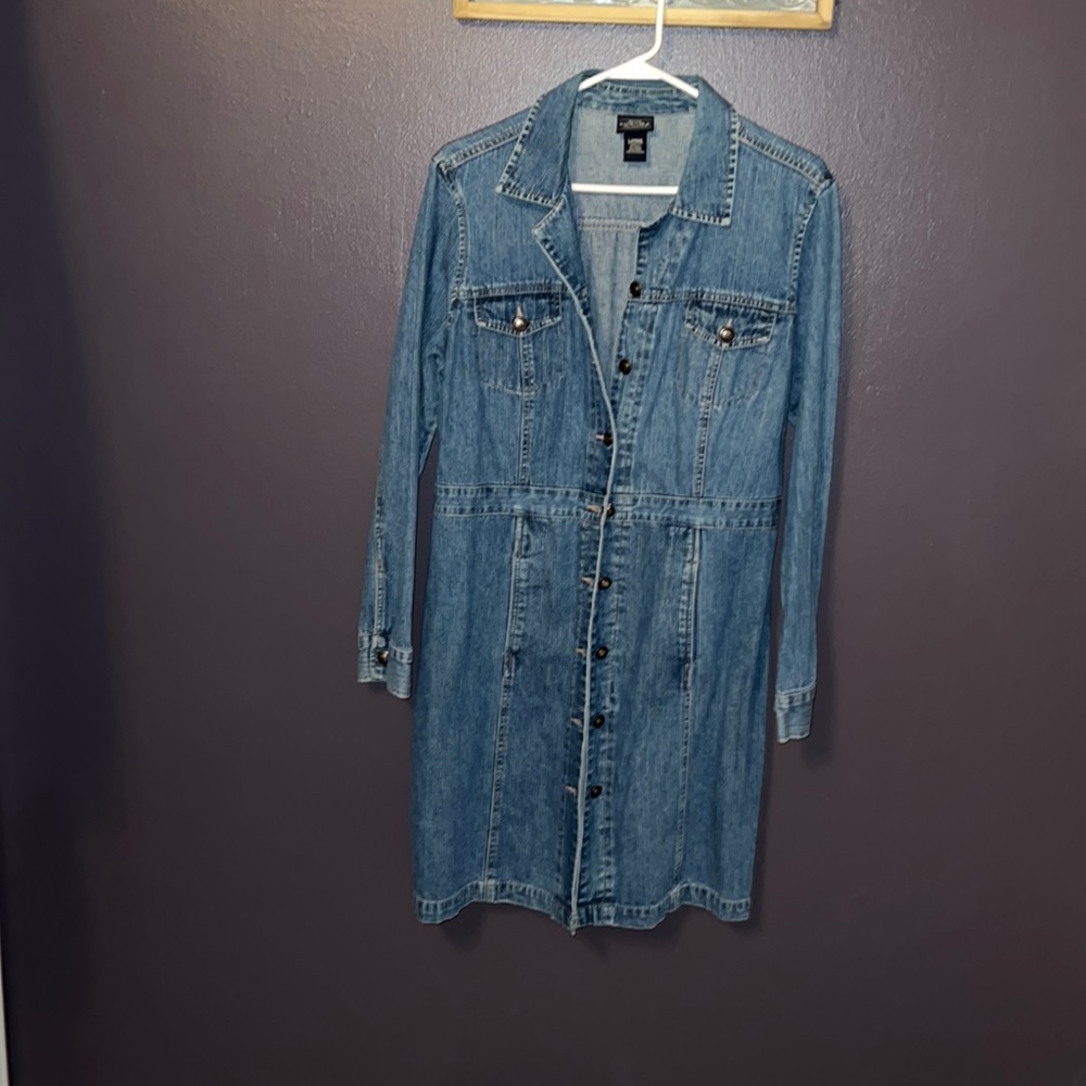 Like New Sonoma Long Length Jean Coat size Large